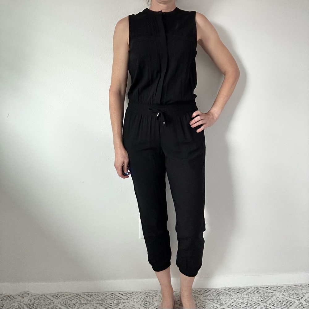 a.n.a Black Sleeveless Jumpsuit